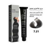 رنگ مو میس بلیچ بلوند خاکستری دودی متوسط شماره 7.21